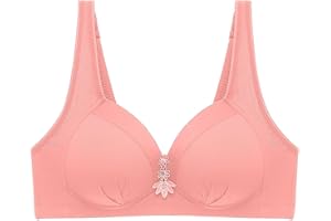 TWRWX Push Up Bras for Women No Underwire Bra Full Coverage Bra Deep Cup Bra Comfort Sexy Bras Smoothing Soft Support Bra