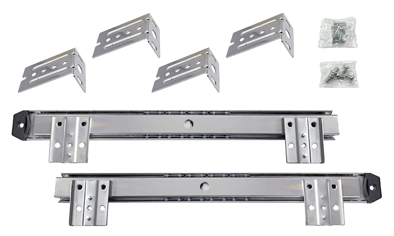 Runner Keyboard Shelf Adjustable Under Desk Computer Slides Fixing Slide Holder Drawer
