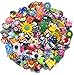 Lot of 100 Pcs Different Random Shoe Charms for Croc Shoes & Jibbitz Bands Bracelet Wristband