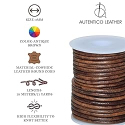 Autentico Leather String Cord for Making