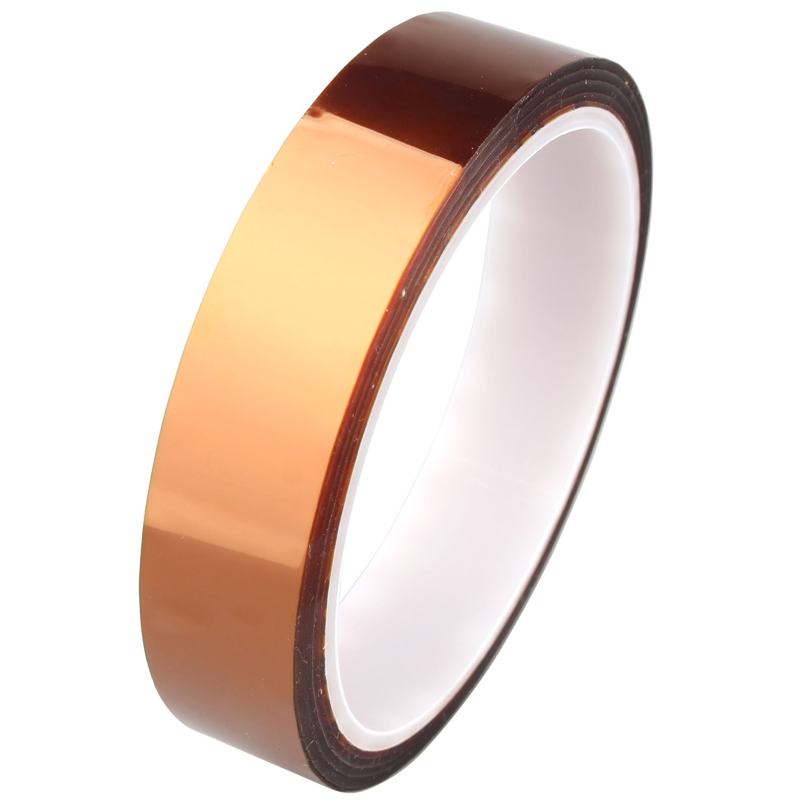 HALJIA 20mm*33m / 100ft Polyimide Heat High Temperature Resistant Adhesive Gold Tape for 3D Printer Platform/Electric Task/Soldering Task/Insulating Circuit Boards Temperature Resistant Upto 280'c