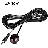 Herfair IR Receiver Cable -10FT Infrared Remote Control Extender Repeater Cable with 3.5mm Jack Plug for HD DVR Cisco Explore