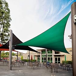 Royal Shade 9' x 9' x 9' Green Triangle Sun Shade
