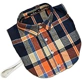 YEKEYI Lady Half Shirt Blouse Collar Plaid Dickey Fake Collar False Collar Detachable Collar for Women