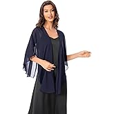 Hotshawl Shawls and Wraps for Evening Dresses Sheer Chiffon Women Elegant Soft Silky Scarf Scarve Wedding Bridal Stole