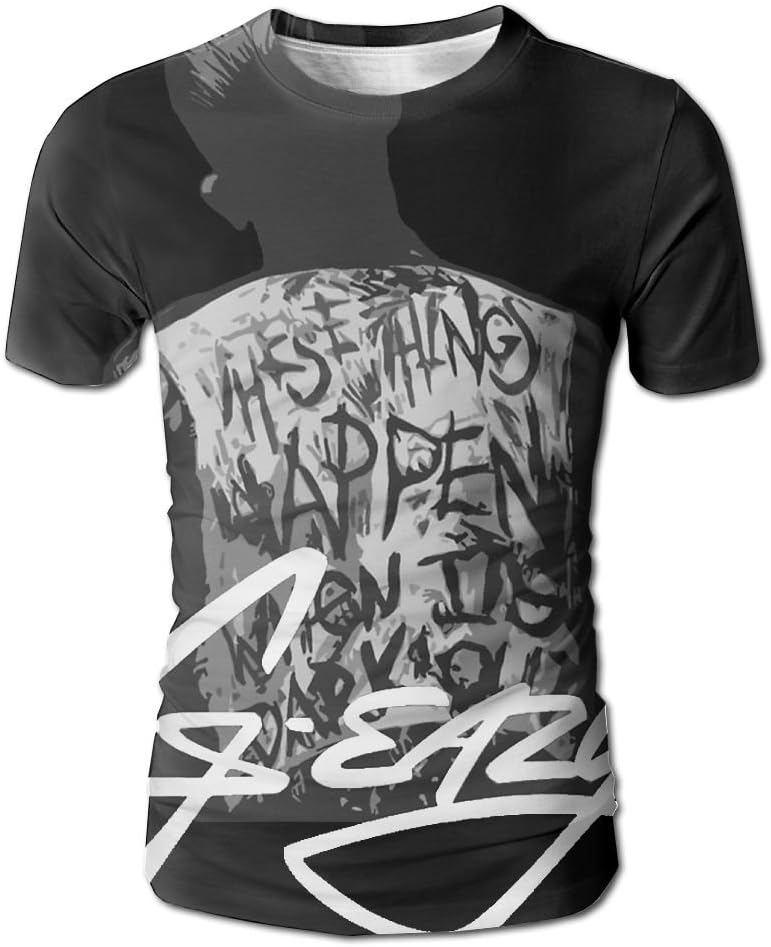 XINSHOU G-Eazy Men's 3D All Print Short Sleeve Tshirt