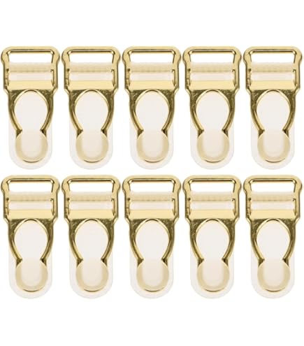 Amazon.com: 50pcs 12mm Garter Belt Straps High Body Shaper Stockings  Suspenders Corset Suspenders Clips Garter Clips Grips Corset Sewing  Supplies, Black