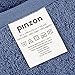 Amazon Brand – Pinzon Organic Cotton Bath Towel, Set of 4, Indigo Blue