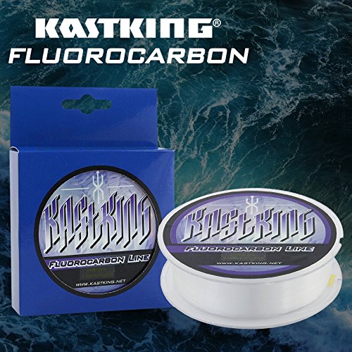 KastKing Premier 100% Pure Fluorocarbon Fishing Line 200 M/218 Yds Also Great As Fluorocarbon Leader Material Delivers Fluorocarbon Line at A Price Unmatched by Seaguar Yo-zuri Vanish P-Line and Sunline
