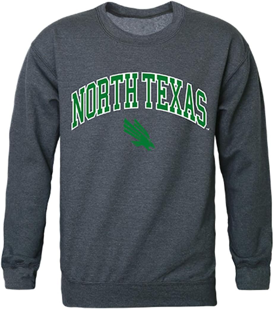 UNT North Texas Mean Green NCAA Men's Campus Crewneck Fleece Sweatshirt