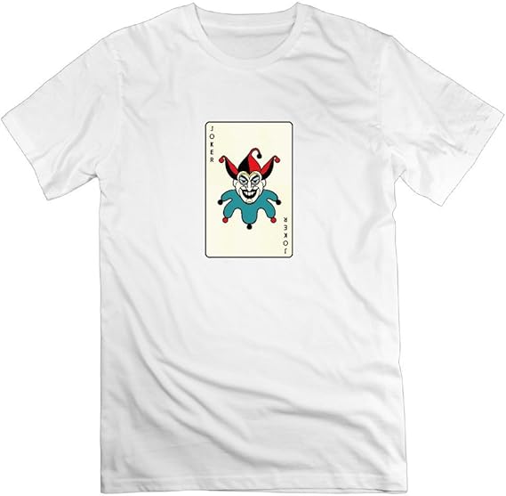 Amazon ヒカリ メンズ 半袖 ババ抜き トランプカード ジョーカー ゲーム オリジナル ティー Tシャツ 3x Tシャツ カットソー 通販