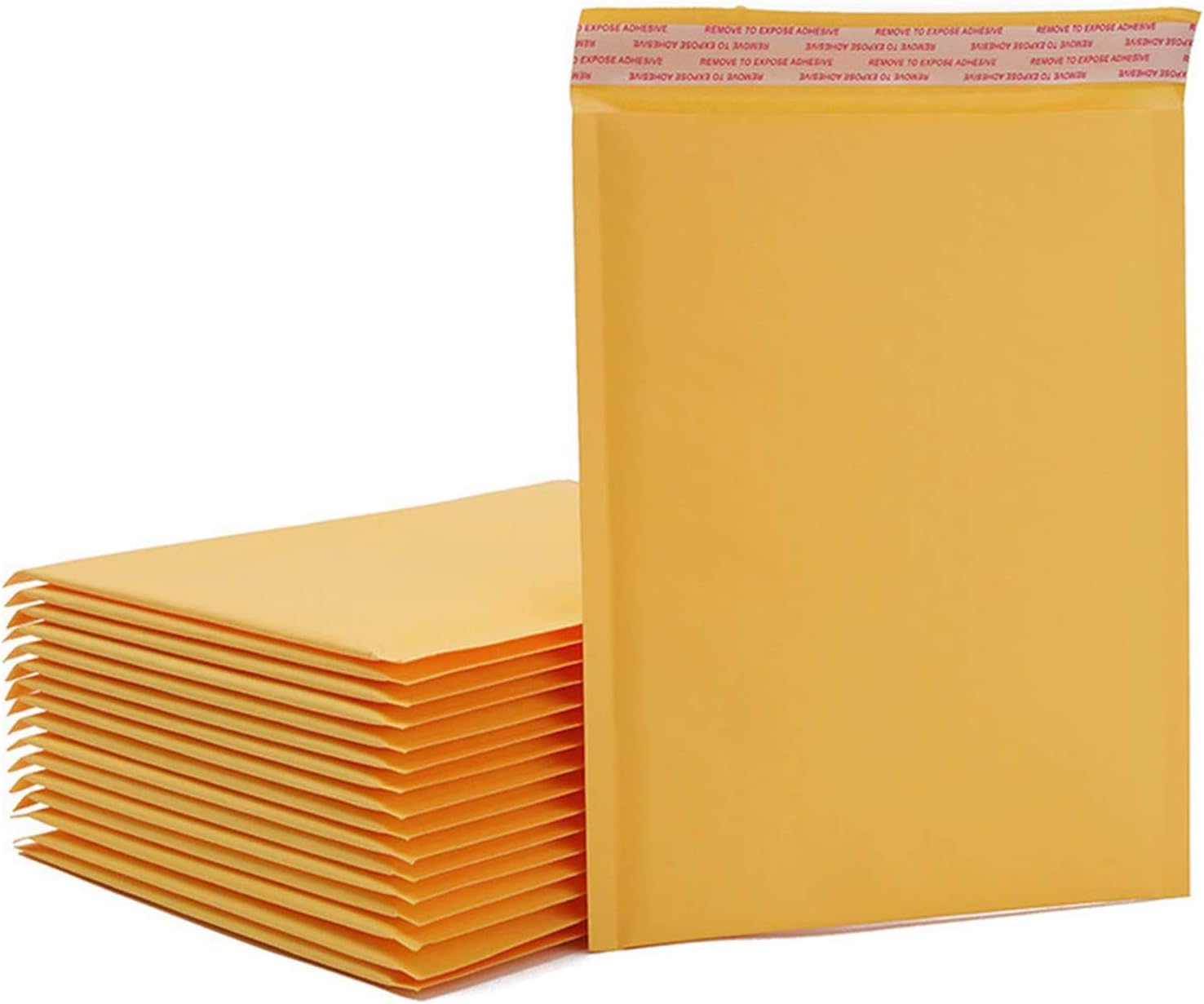 Bubble mailers, 6x10 Inches Yellow Kraft Bubble Mailers Self Seal
