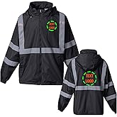 YOWESHOP High Visibility Reflective Safety Jacket Reflective Jacket for Men Hi Vis Construction Jackets