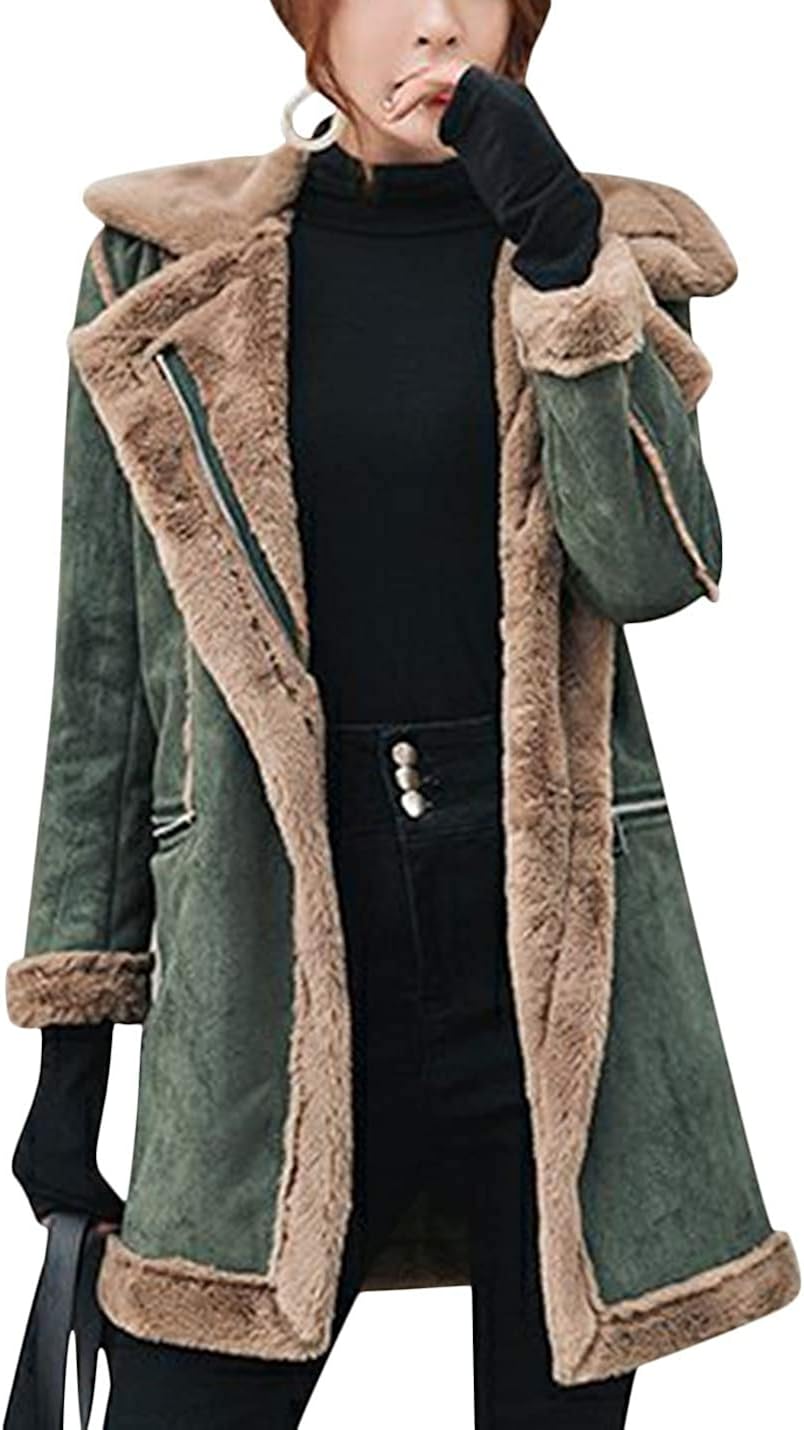 mid length suede jacket