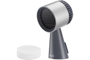 Empava Portable Range Hood for Cooking, 3-Speed Desktop Kitchen Exhaust Fan for Indoor BBQ, Hot Pot and RV, Detachable Filter and Oil Cup, 13pc Cotton Filter