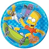 The Simpsons Party Lunch Dinner Plates 8 per package