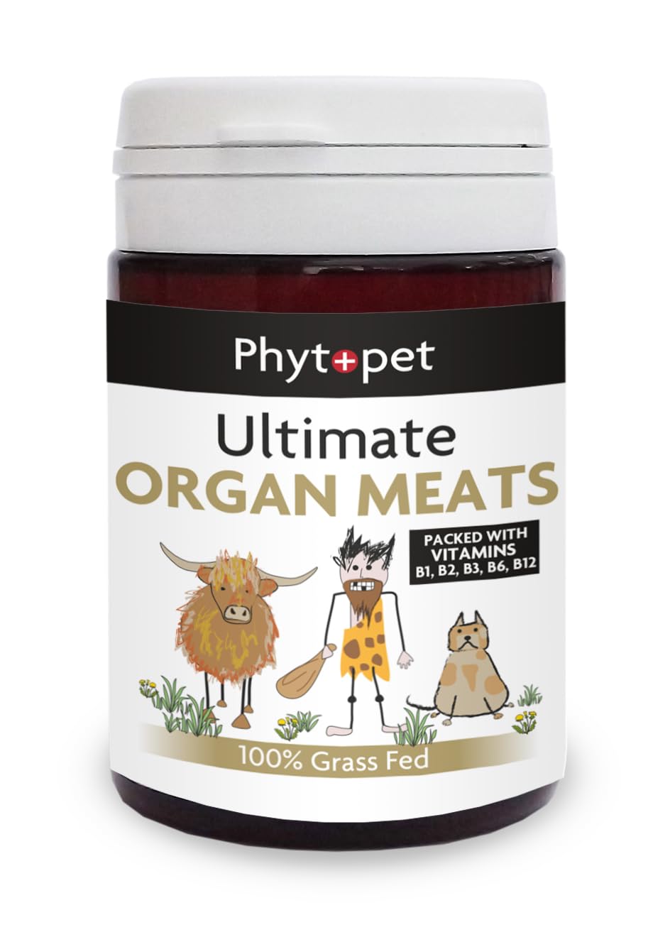 PhytoPet Superior Blend of Freeze-Dried Organ Meats | Multivitamin Supplement for Pets | 3-Month Supply | 270 Bioavailable Capsules
