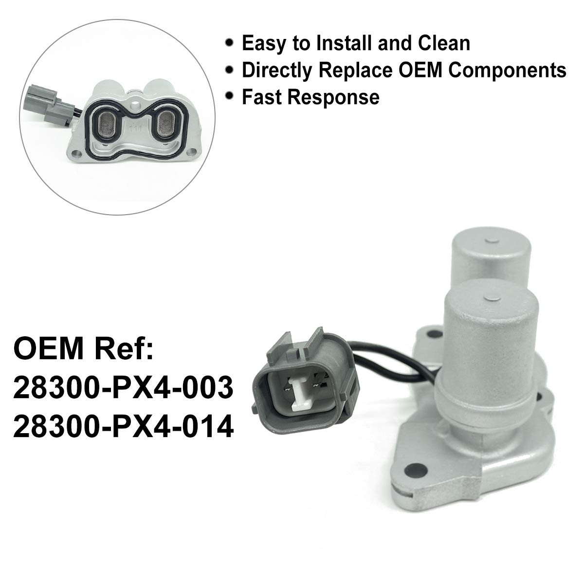 Hard Parts Automotive Transmission Lock Up Solenoid 28300PX4003 28300