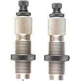 Redding Reloading Full Length Die Set | Durable Steel Smooth Rifle Die Set for Bottleneck Cases | Bullet Guide, Built-in Crimp Ring &amp; Proper Seating Plug Included