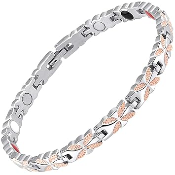 Damen Magnet-Armband groß klein Größe Damen Gesundheits-Armband für Schmerzen Arthritis Armband Infrarot Germanium Negative I