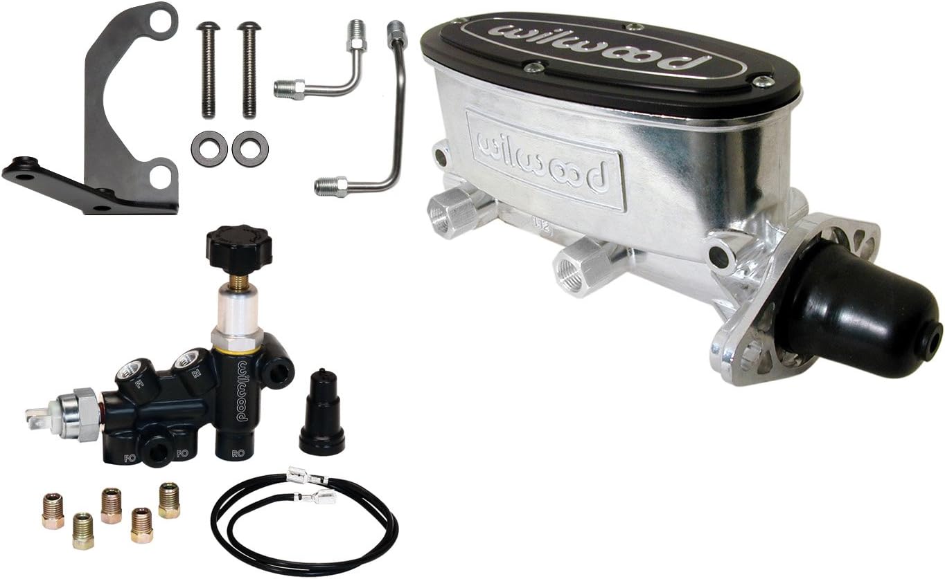 NEW WILWOOD POLISHED ALUMINUM TANDEM CHAMBER MASTER