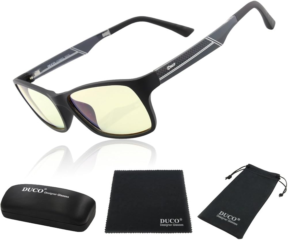 DUCO Superlight Blue Light Blocking Computer Reading and Gaming Video