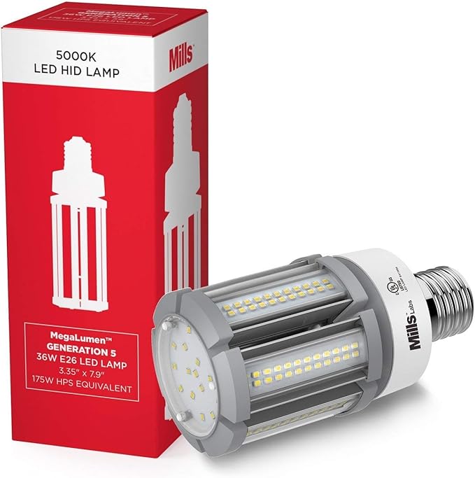 175W Metal Halide Replacement LED 36W LED Corn Bulb E26 Standard Household