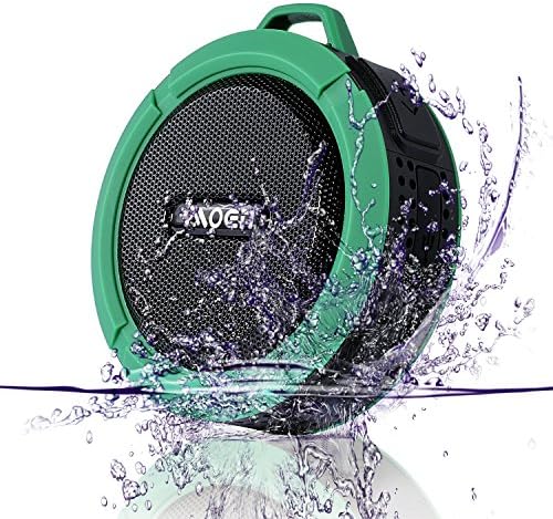 [Outdoor&amp;Shower Speaker ] Moen Waterproof Portable Wireless Bluetooth Speaker 5W Driver Built-in Mic Handsfree Calls green