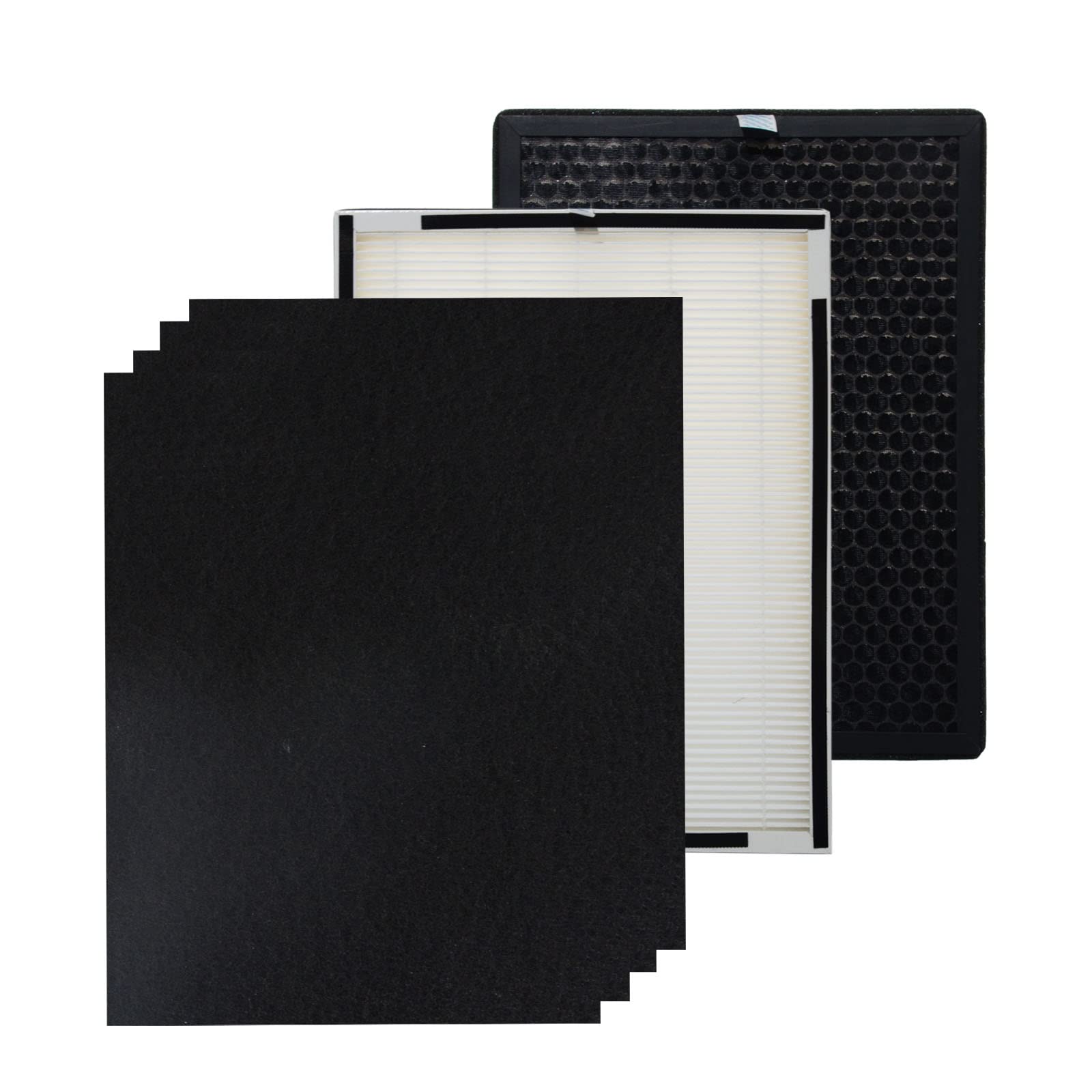 PUREBURG Replacement Filter Compatible with Beurer LR500 Air Purifier, H13 True HEPA + Activated Carbon 3-Stage Filtration Air Clean
