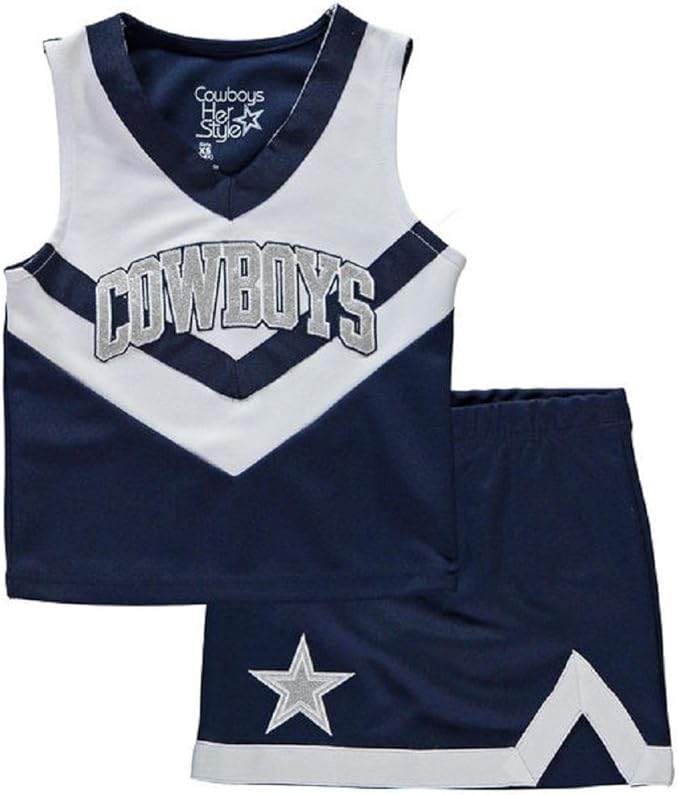 Licensed Sports Apparel Dallas Football Cowboys Toddler Girls Navy Blue