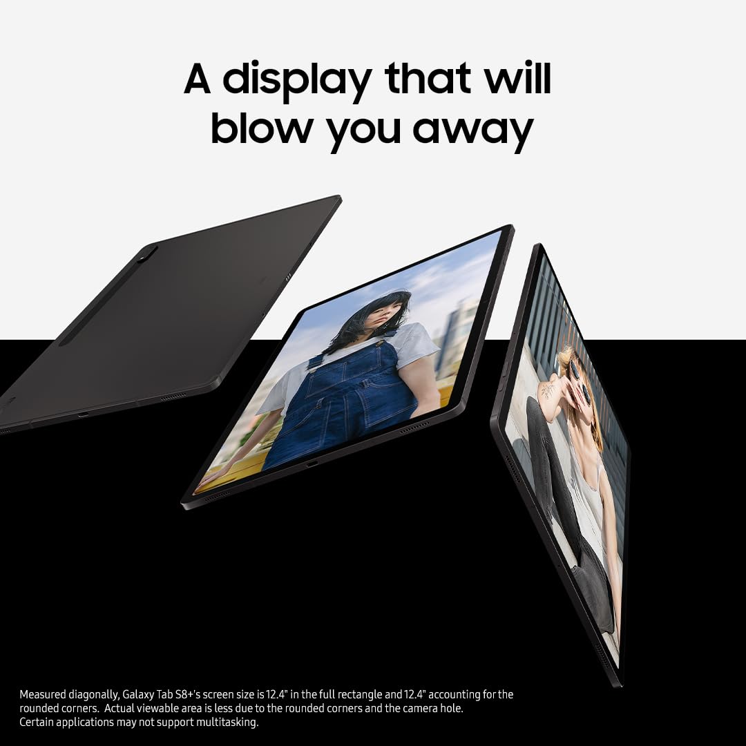 SAMSUNG Galaxy Tab S8 11” 128GB WiFi 6E Android Tablet, PC Experience, Large LCD Screen, S Pen Included, Ultra Wide Camera, Expandable Memory, Long Lasting Battery, US Version, 2022, Graphite
