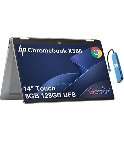 Amazon.com: HP Chromebook x360 2-in-1 Laptop, 14