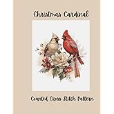 Christmas Cardinal: Counted Cross Stitch Pattern