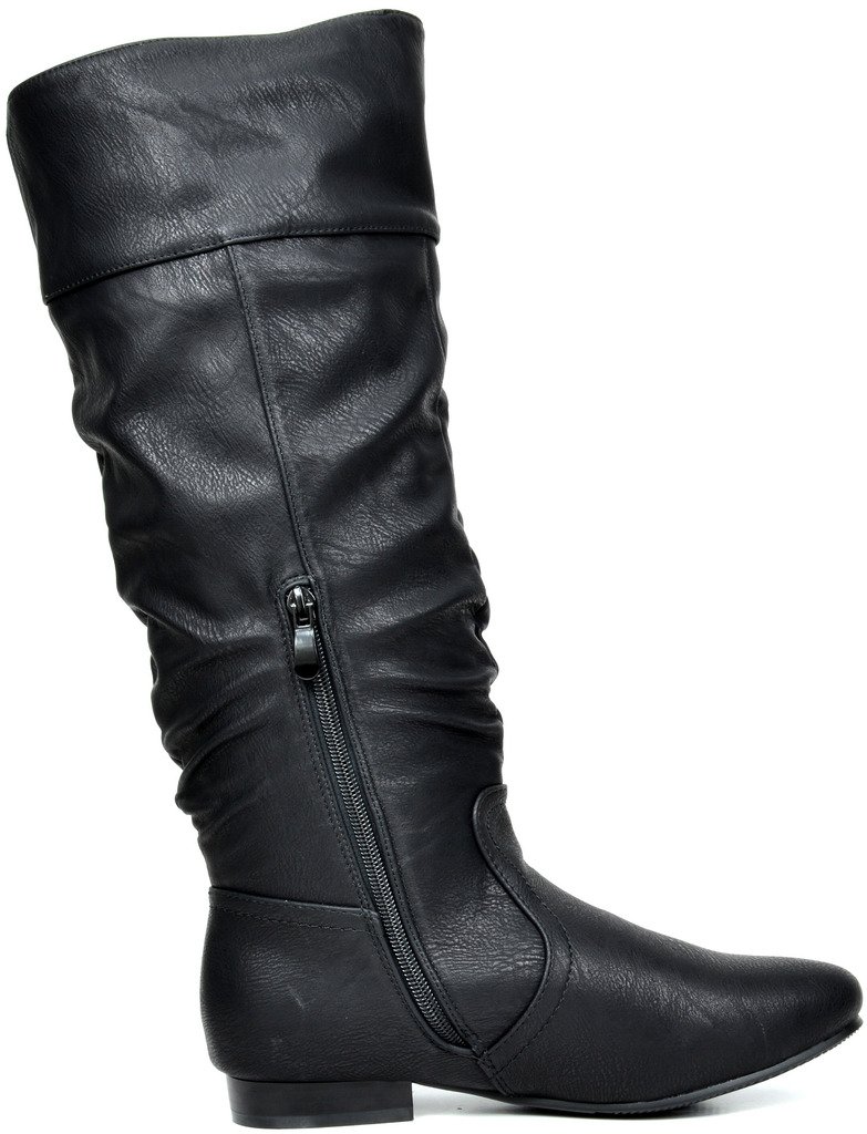 DREAM PAIRS Women's Knee High Pull On Fall Weather Winter Boots - Image 4