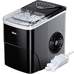 Silonn Ice Maker Countertop, 9 Cubes Ready in 6