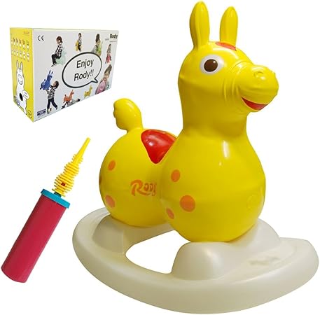 Amazon 土台ポンプ付き ロディ Rody イエロー 乗用玩具 三輪車 おもちゃ
