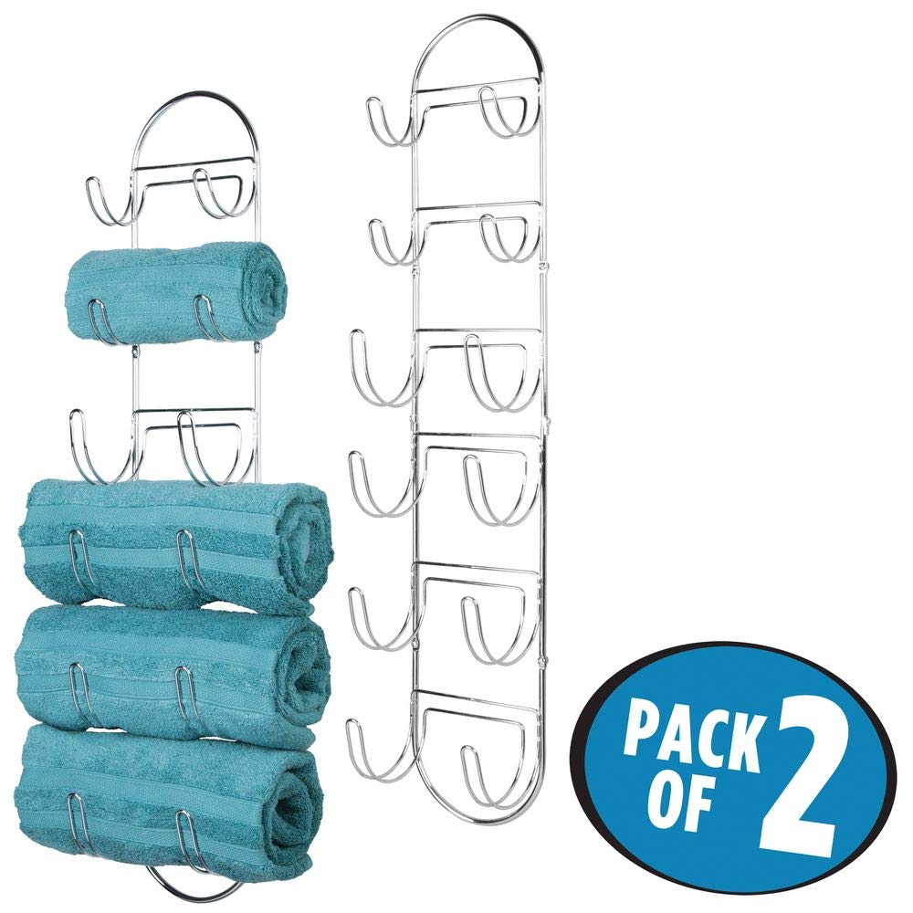 Repisa para toallas ideal para el baño de invitados Estantes para