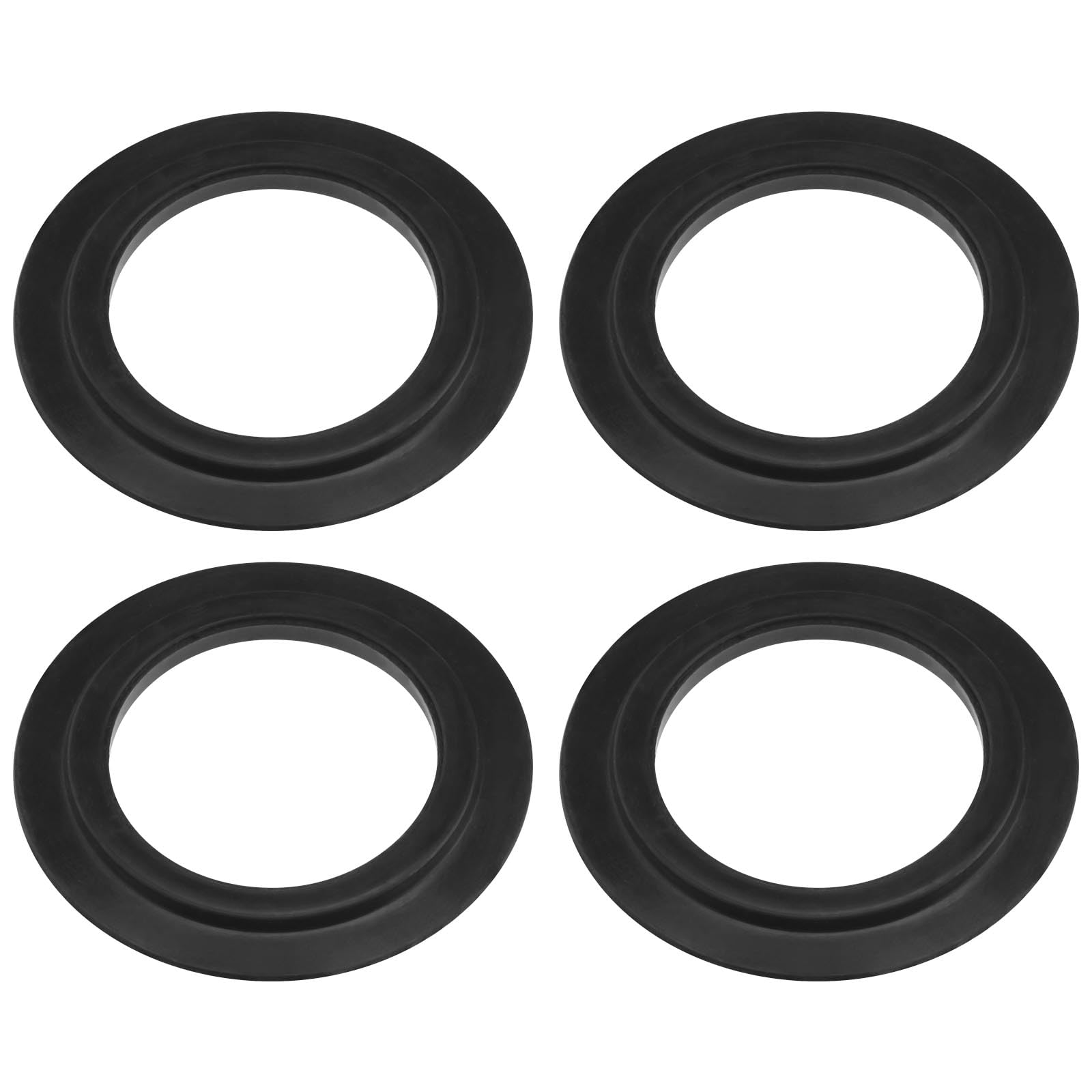 YINETTECH 4pcs Kitchen Sink Stopper Gasket Kitchen Strainer Basket Plug NBR Rubber Sealing Gasket Sink Plug Sealing Washer Replacement Rubber Seal Rings