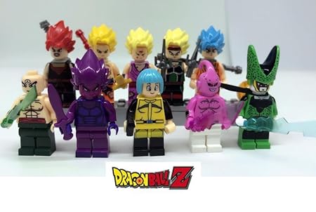 Channeltoys - Anteil 9pcs Figuren Dragon Ball Z - Vegeta Cell BOU Gohan Goku Bulma