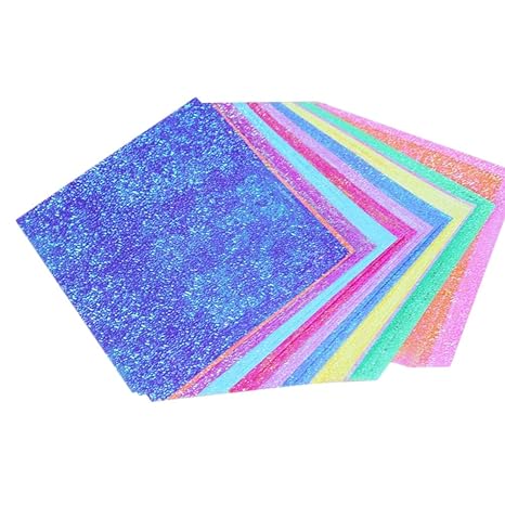 Vikenner 40 Pcs Cuadrado Origami Papel Flores Copo De Nieve