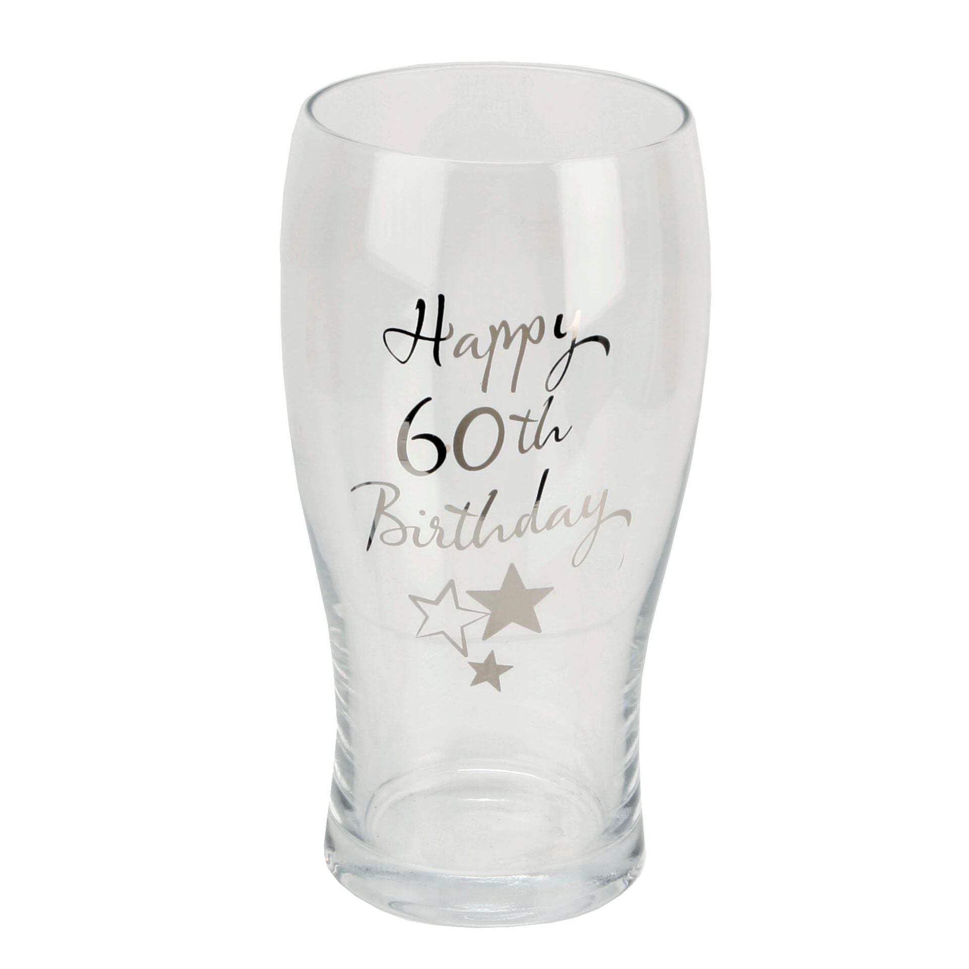Juliana Happy 60th Birthday Pint Glass in Gift Box G31960