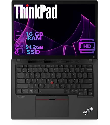 LENOVO THINKPAD X13 GEN 1 AMD Ryzen 5 PRO 4650U SSD 512 GO NVME RAM 16 GO FHD Module 4G - Ordinateurs