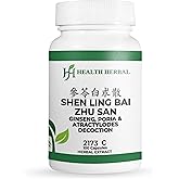 Health Herbal - HH2173C Shen Ling Bai Zhu San/Ginseng, Poria & Atractylodes Decoction, 100 Capsules/Bottle, 2 Bottles