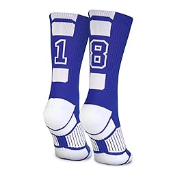 ChalkTalkSPORTS Custom Team Number Crew Socks