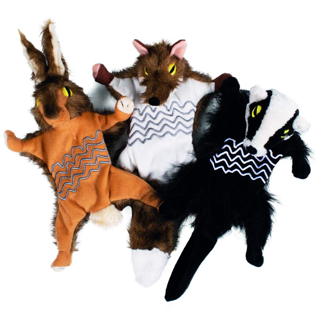 Pet Brands Forest Critters Squeaky Plush Toy Rabbit for Dogs L