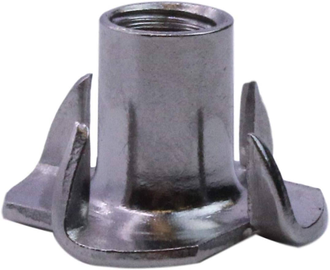 UTurn Tee Nuts 3/8 Stainless Steel, 4 Prong 7/16 Barrel