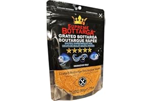 SUPREME BOTTARGA Sardinian Grated Bottarga, Premium Fish Roe (50 grams)