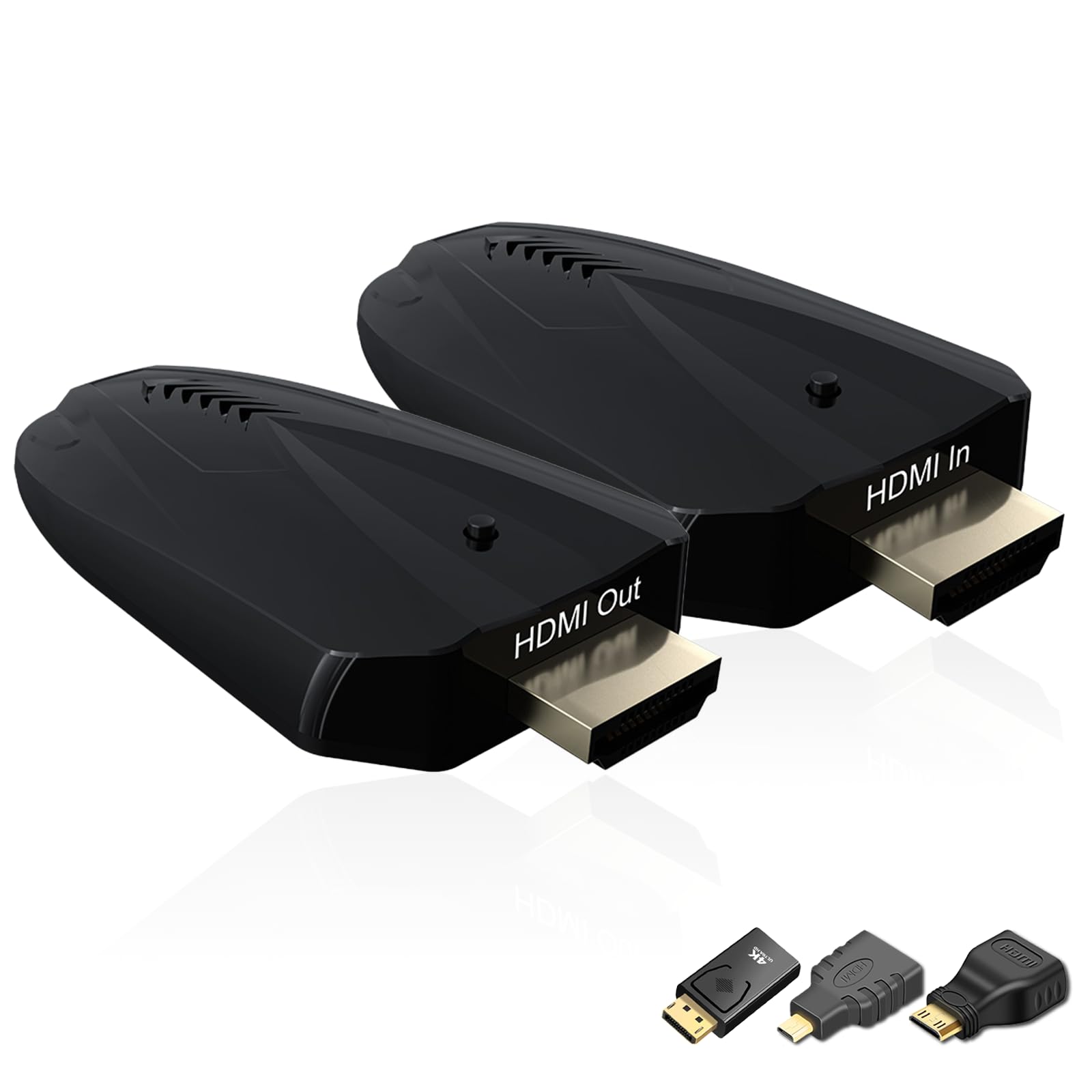 AIMIBO Wireless HDMI Transmitter & Receiver 2 Sets, Plug & Play
