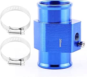 Vge Car Aluminum Water Temp Temperature Joint Pipe Sensor Gauge Radiator Hose Adapter Clamps 26 40mm Size 38mm Automotive  Vge Car Aluminum Water Temp Temperature Joint Pipe Sensor Gauge Radiator Hose Adapter Clamps 26 40mm Size 38mm Automotive