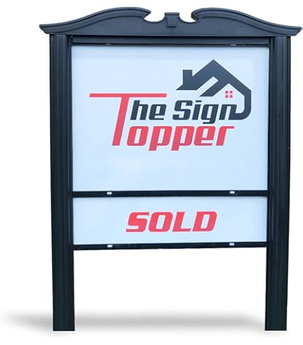 【】House Logo Stand Amazon.com: The Sign Topper Yard Sign Holder Upgrade for 18